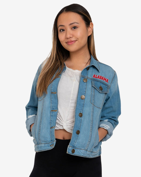 Alabama Crimson Tide Womens Denim Days Jacket