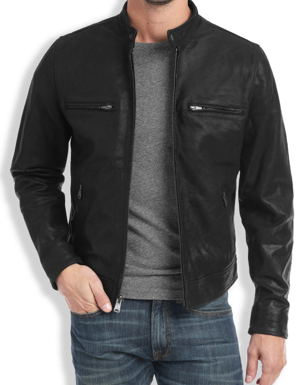 Allan Hawco Sullivans Crossing S02 Leather Jacket