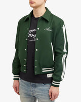 Amiri Bones Varsity Jacket Green