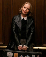 Amy Ryan Only Murders In The Building Jan Black Leather Jacket