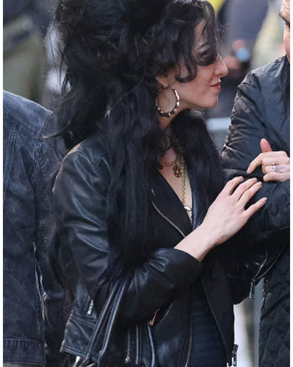 Back To Black 2024 Marisa Abela Leather Jacket