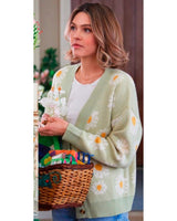 An Easter Bloom 2024 Aimee Teegarden Floral Cardigan