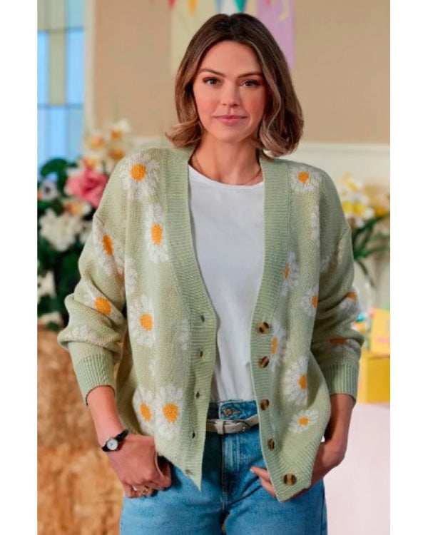 An Easter Bloom 2024 Aimee Teegarden Floral Cardigan