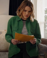 An Easter Bloom 2024 Aimee Teegarden Green Jacket