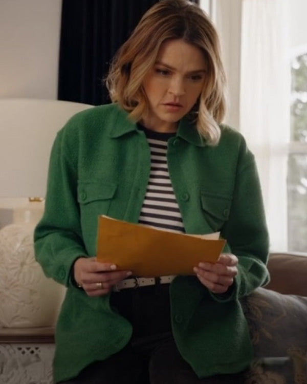 An Easter Bloom 2024 Aimee Teegarden Green Jacket