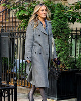 And Just Like That S02 Sarah Jessica Parker Grey Trench Coat