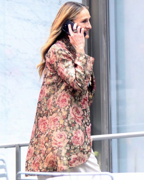 And Just Like That S02 Sarah Jessica Parker Floral Blazer