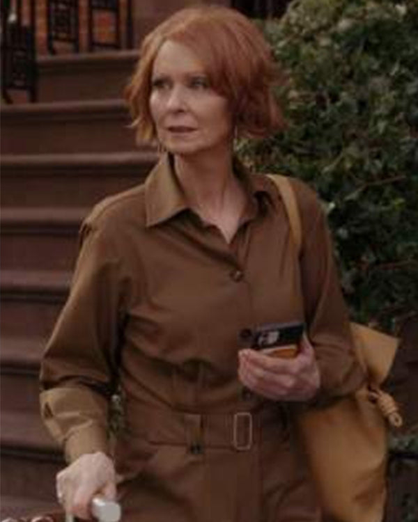 And Just like That S02 Cynthia Nixon Brown Jumpsuit