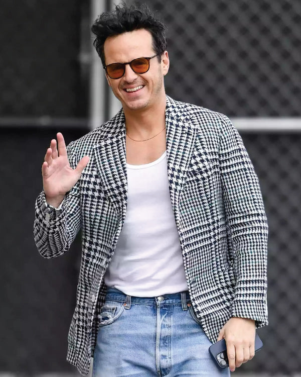 Andrew Scott 2024 Houndstooth Blazer