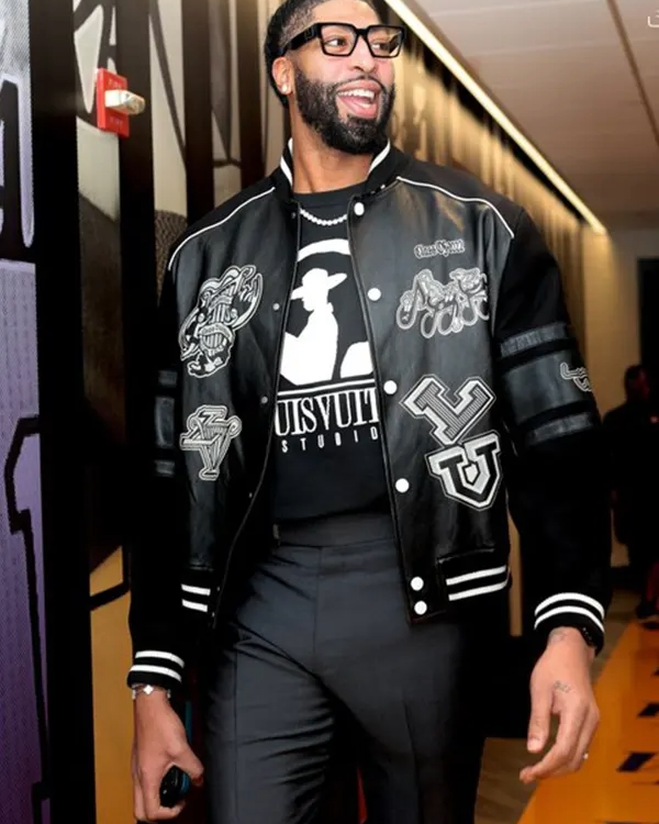 Anthony Davis Black Varsity Jacket