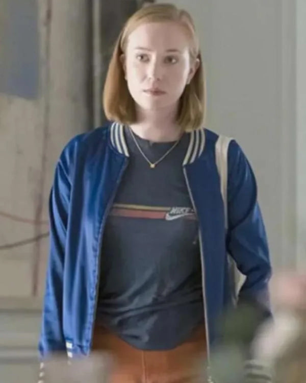 Ava Daniels Hacks Blue Bomber Jacket