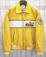 Aviators King Leather Yellow Jacket