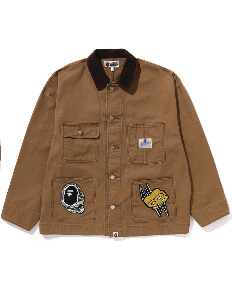 BAPE Washed Duck Coverall Jacket