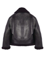 Bad Bunny Black Shearling Jacket