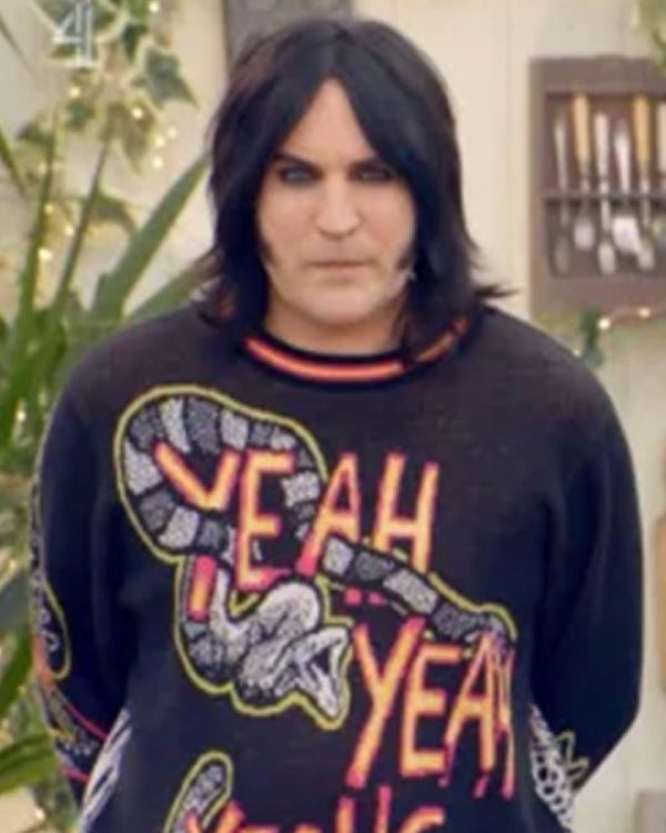 Bake Off Noel Fielding Yeah Yeah Yeahs Snake Sweater