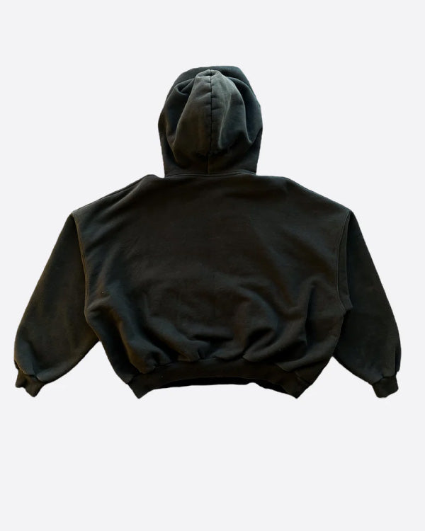 Balenciaga Adidas Black Oversized Unisex Logo Hoodie