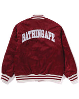 Bape Tonal Solid Camo Padded Varsity Jacket