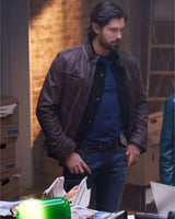 Beeks Tipline Mysteries: Dial 1 For Murder Leather Jacket