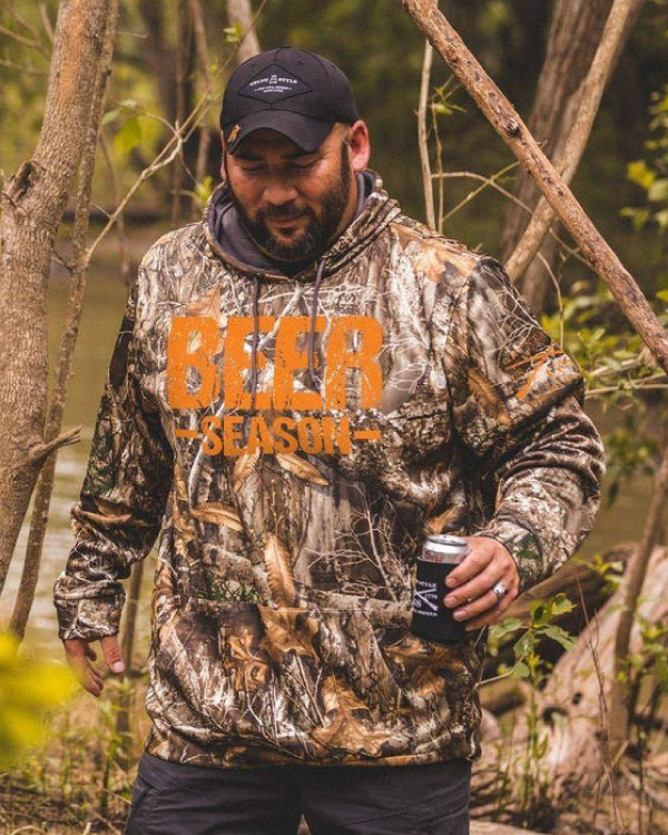 Beer Season Camo Hoodie