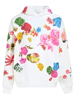 Bel-Air Will Smith White Floral Print Hoodie