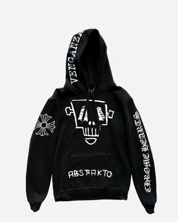 Black & White Miami Exclusive Abstrakto Hoodie