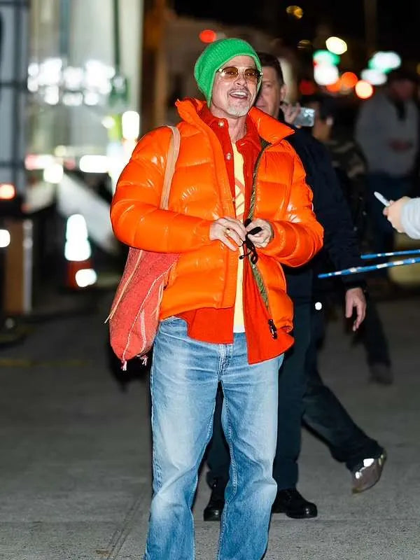 Wolves 2024 Brad Pitt Puffer Jacket Parachute