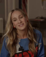 And Just Like That S02 Sarah Jessica Parker Blue Sweatshirt