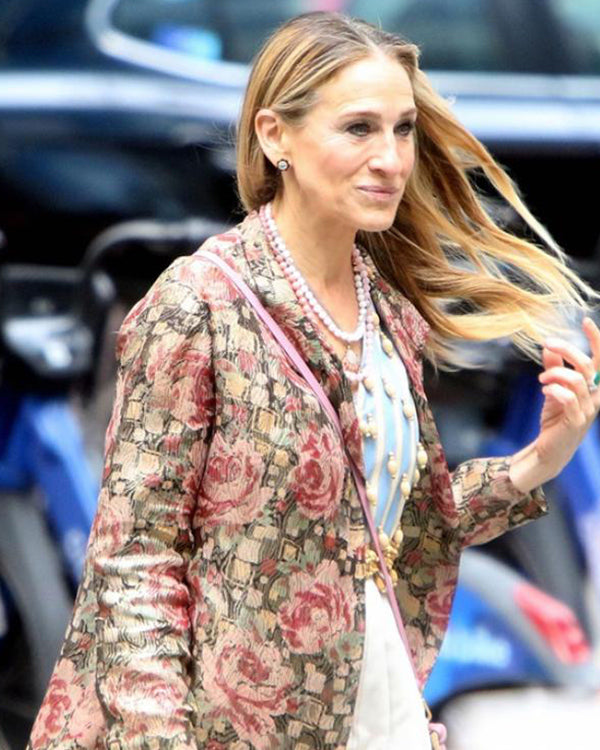 And Just Like That S02 Sarah Jessica Parker Floral Blazer