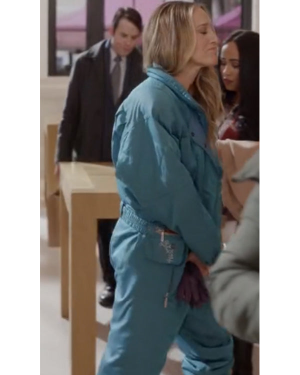 And Just Like That S02 Sarah Jessica Parker Blue Ski Suit