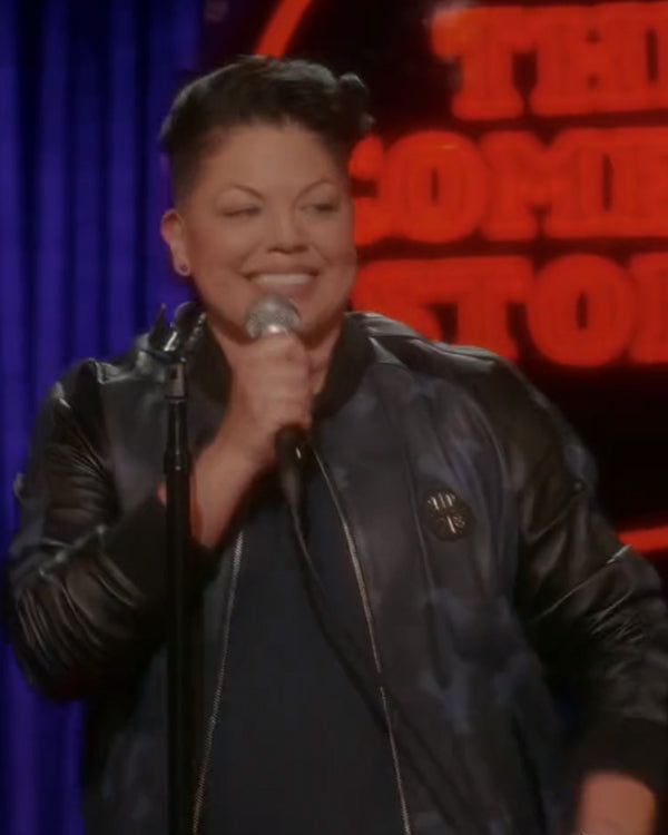 And Just Like That S02 Sara Ramirez Black Bomber Jacket