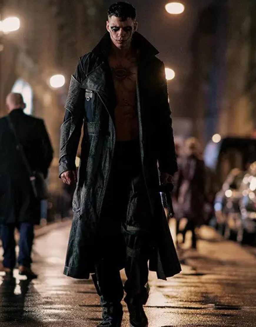 The Crow 2024 Bill Skarsgard Black Coat