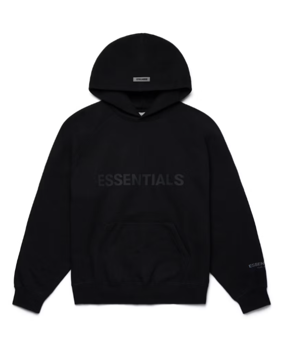 Fear Of God Essentials 3D Silicon Applique Pullover Hoodie Dark Slate/Stretch Limo/Black