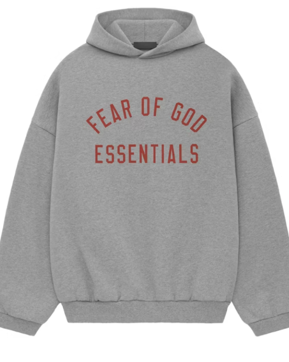 Fear Of God Essentials Fleece Hoodie Dark Heather