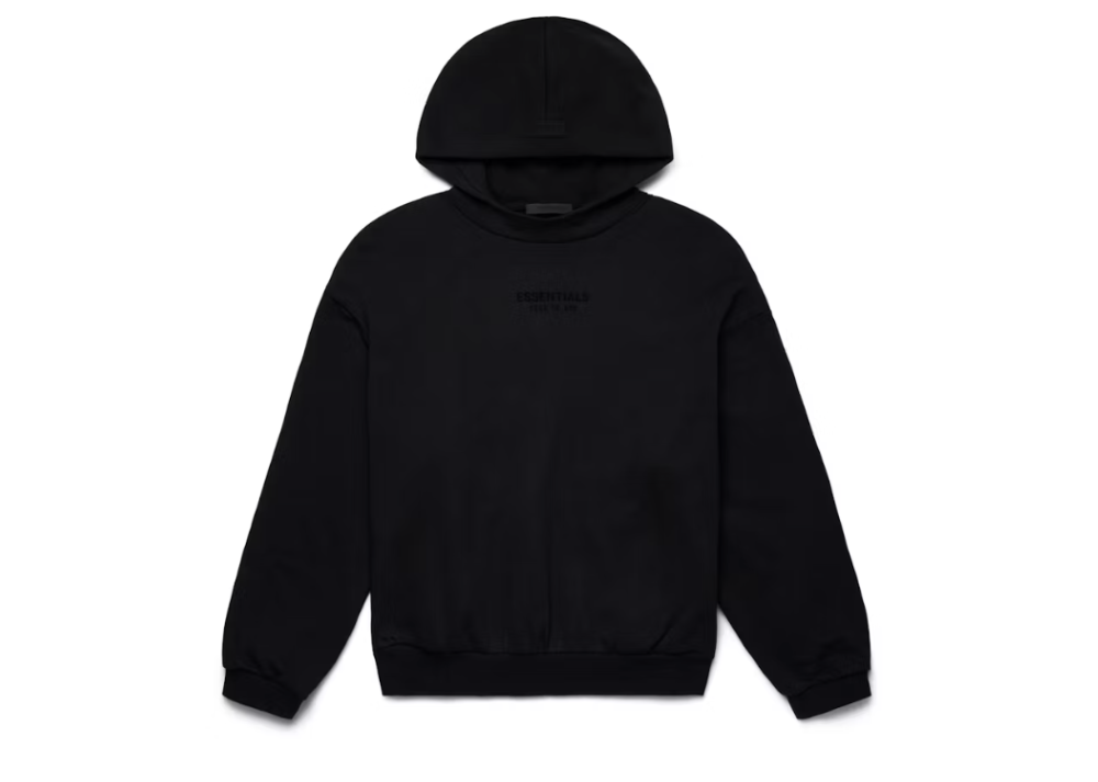 Fear Of God Essentials Hoodie Jet Black