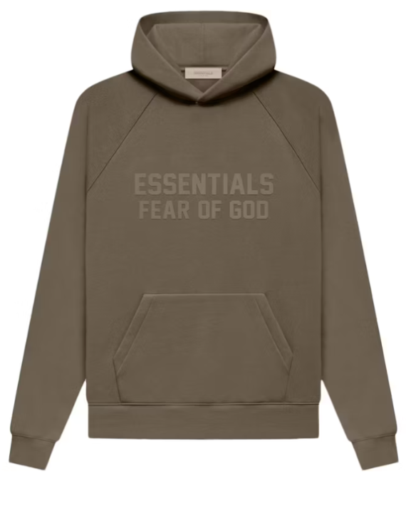 Fear Of God Essentials Hoodie Wood