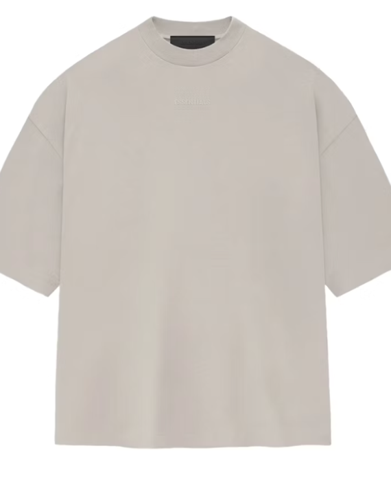 Fear Of God Essentials Tee Silver Cloud