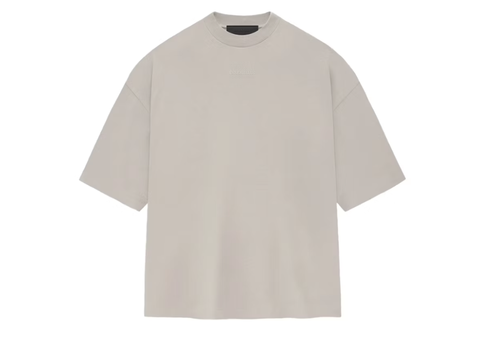 Fear Of God Essentials Tee Silver Cloud