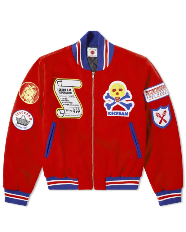 Icecream Supplies Varsity Jacket