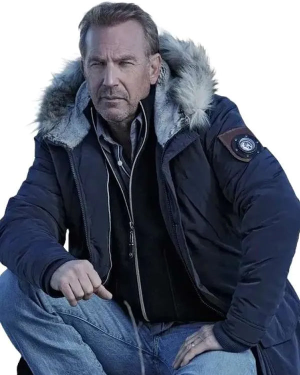 John Dutton Yellowstone Blue Parka Jacket