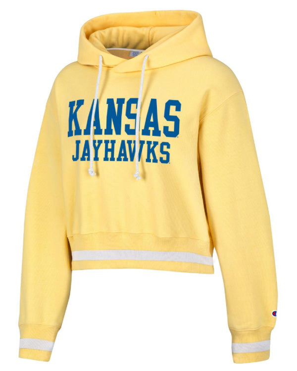 Kansas Vintage Cropped Hoodie
