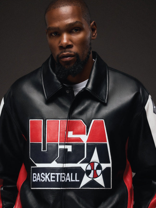 Kevin Durant USA Basketball Leather Jacket