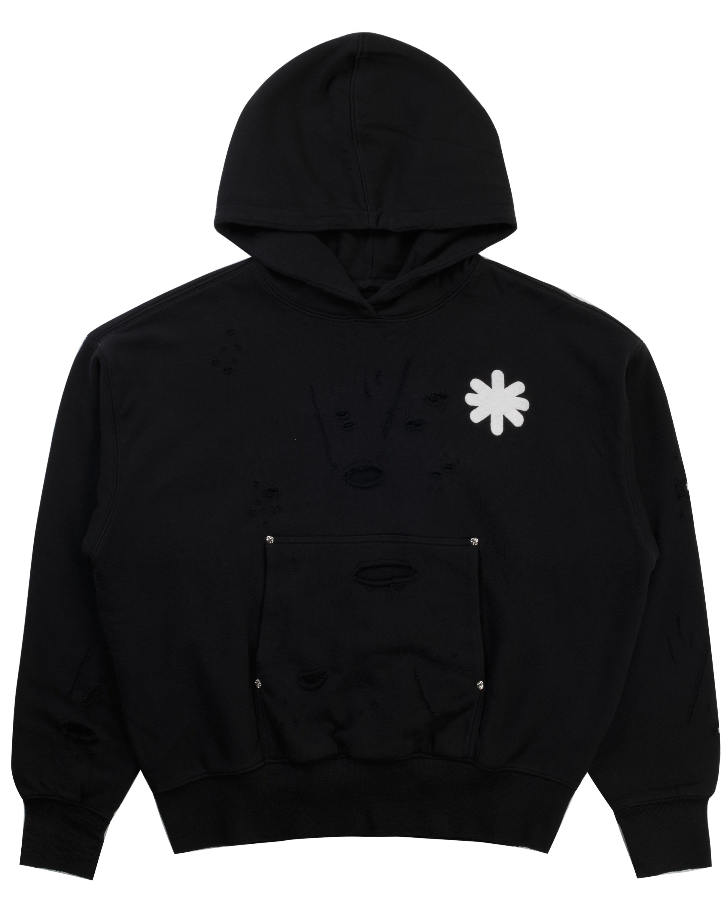 Lost SHDWS Dstry Double Layered Logo Sweatshirt Black