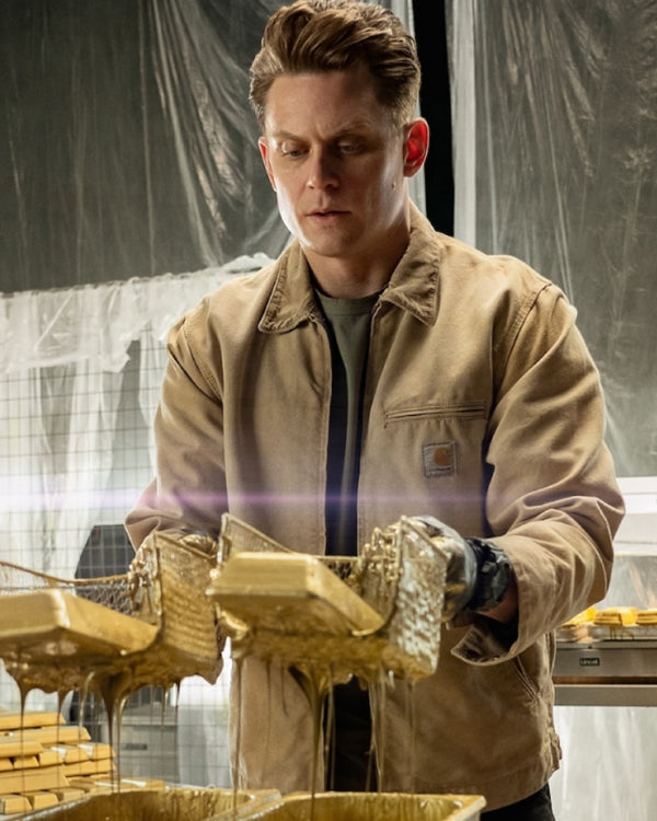 Lift 2024 Billy Magnussen Beige Cotton Jacket