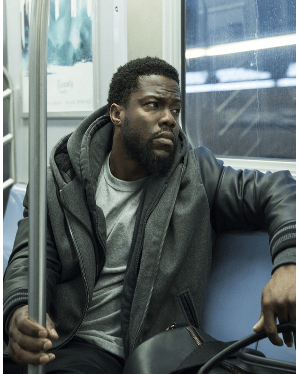 Lift 2024 Kevin Hart Grey Black Hooded Jacket