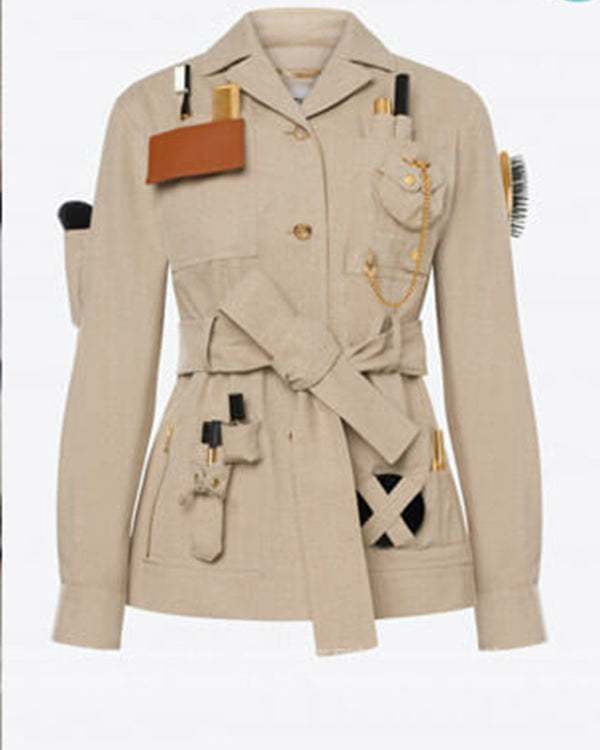 And Just Like S02 That Nicole Ari Parker Khaki Utility Jacket