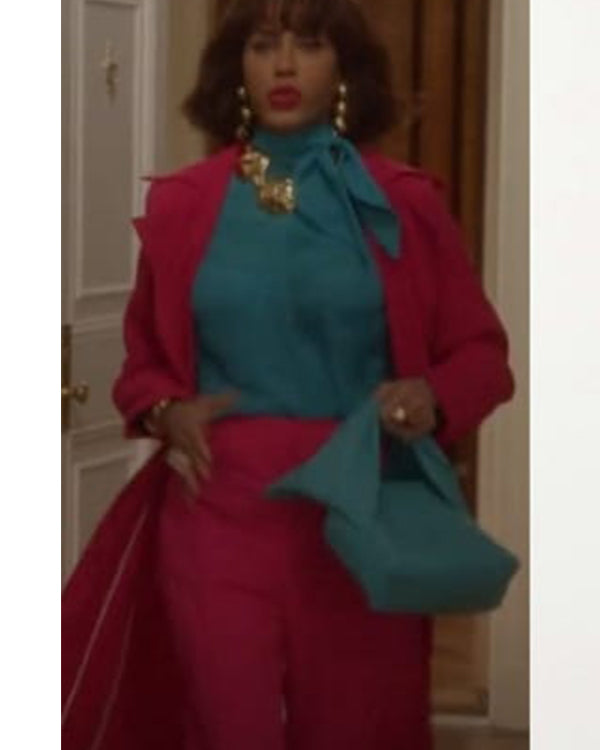 And Just Like That S02 Nicole Ari Parker Pink Coat