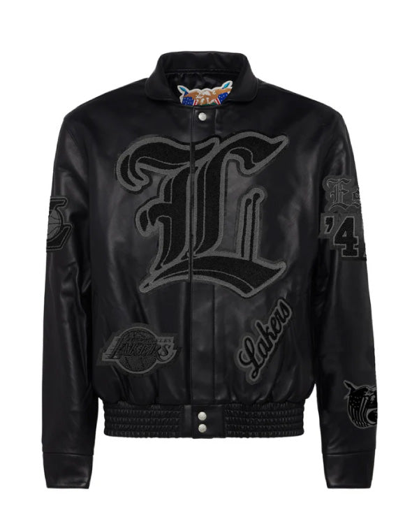 Los Angeles Lakers Full Black Jacket