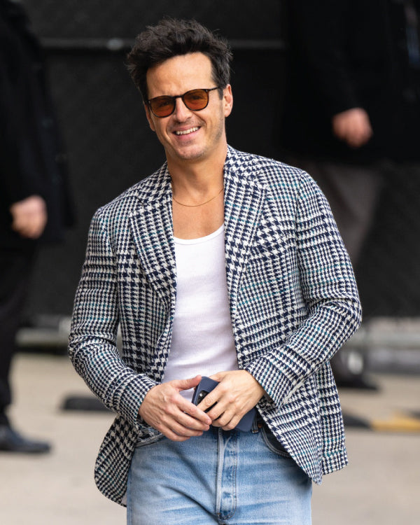 Andrew Scott 2024 Houndstooth Blazer