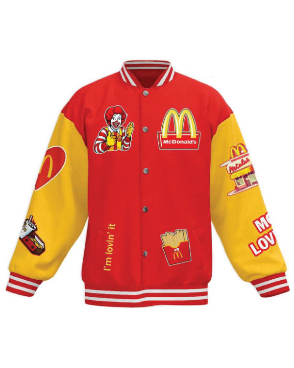 McDonalds Im Lovin It Baseball Jacket