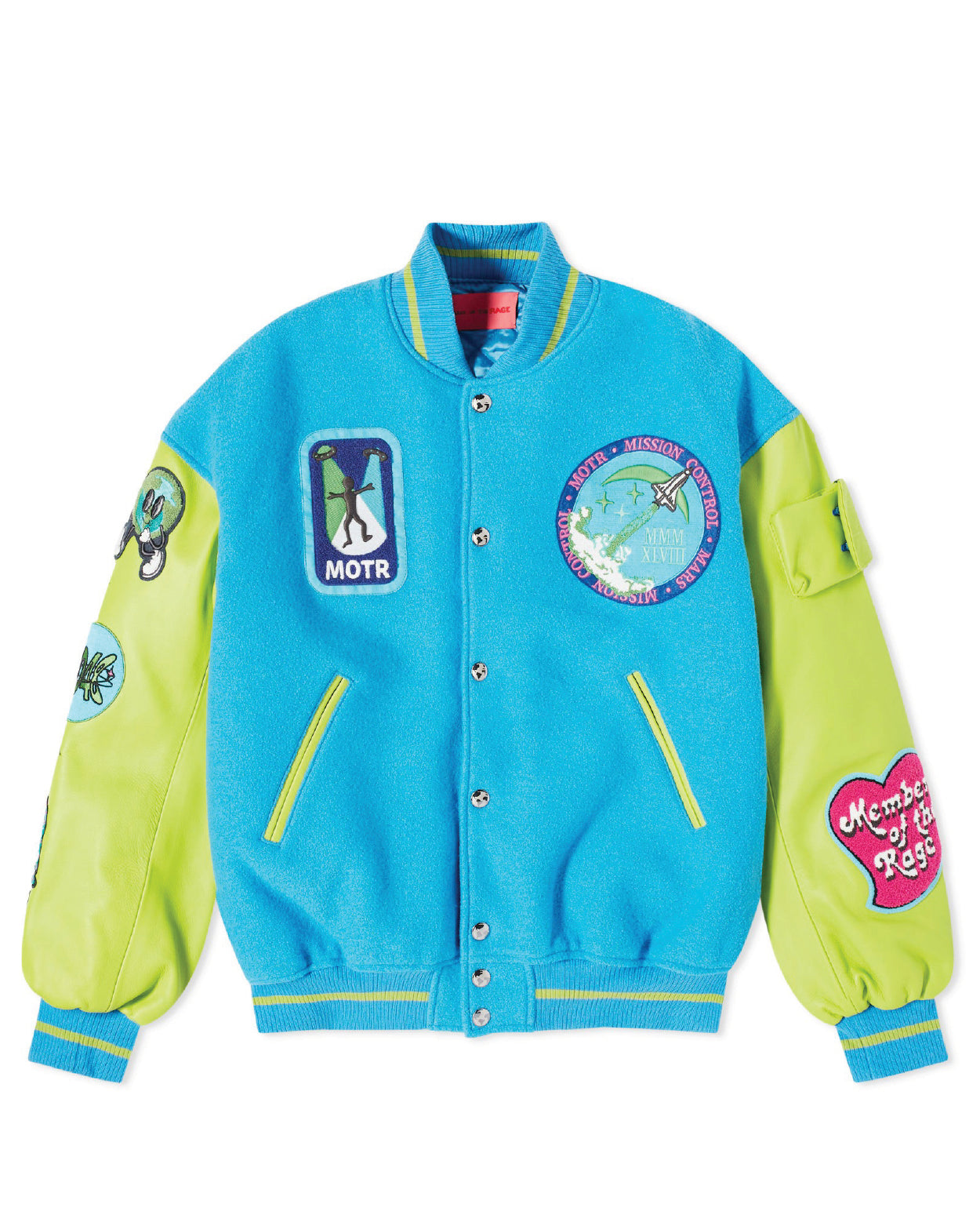 Members Of The Rage Oversized Varsity Jacket